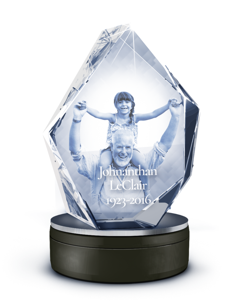 Small Paramount 3D Crystal Tribute